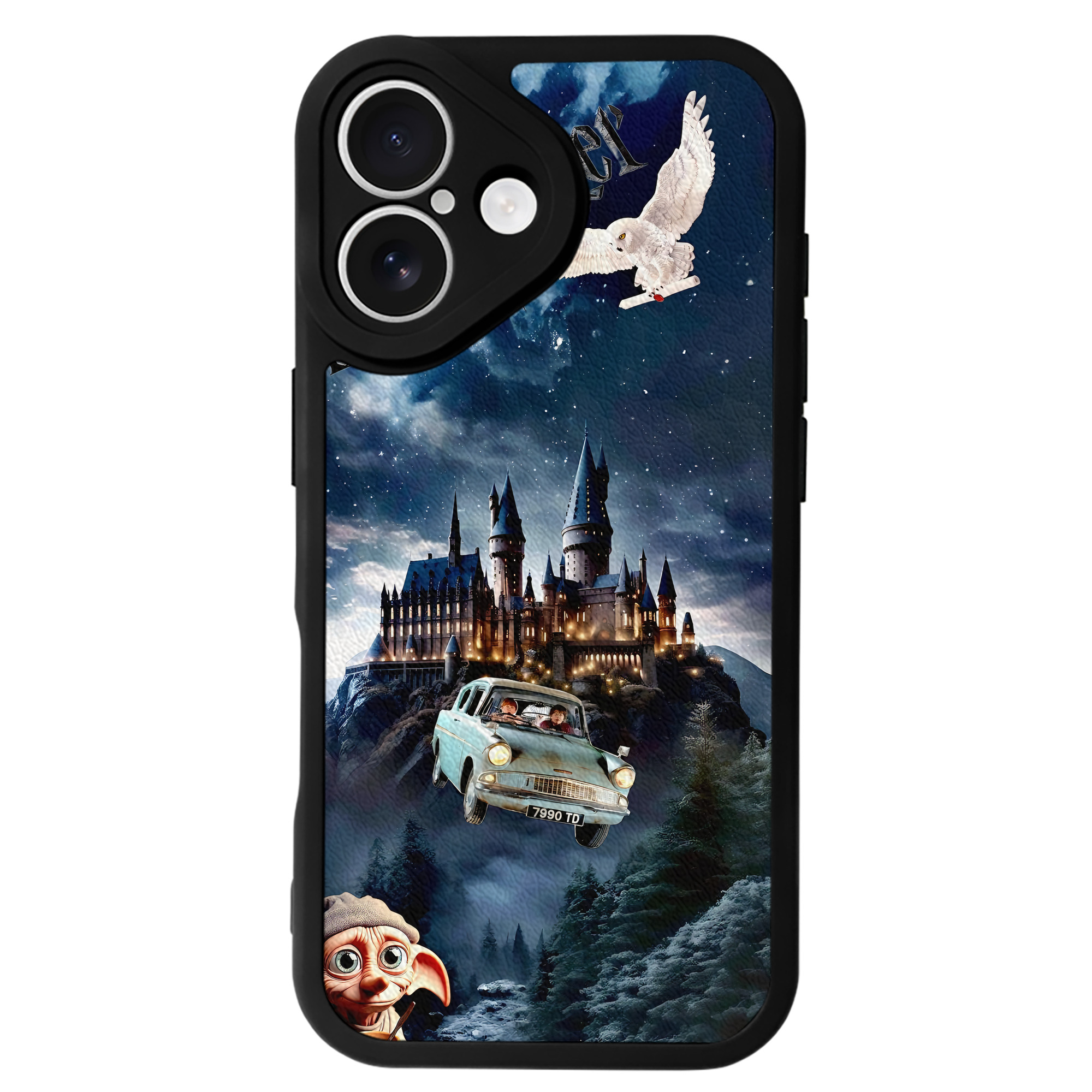 （画像用） Harry Potter ハリー・ポッターシリーズ 【iPhone 16シリーズ対応】シリコンスマホケース（レザー調） 材質：シリコン